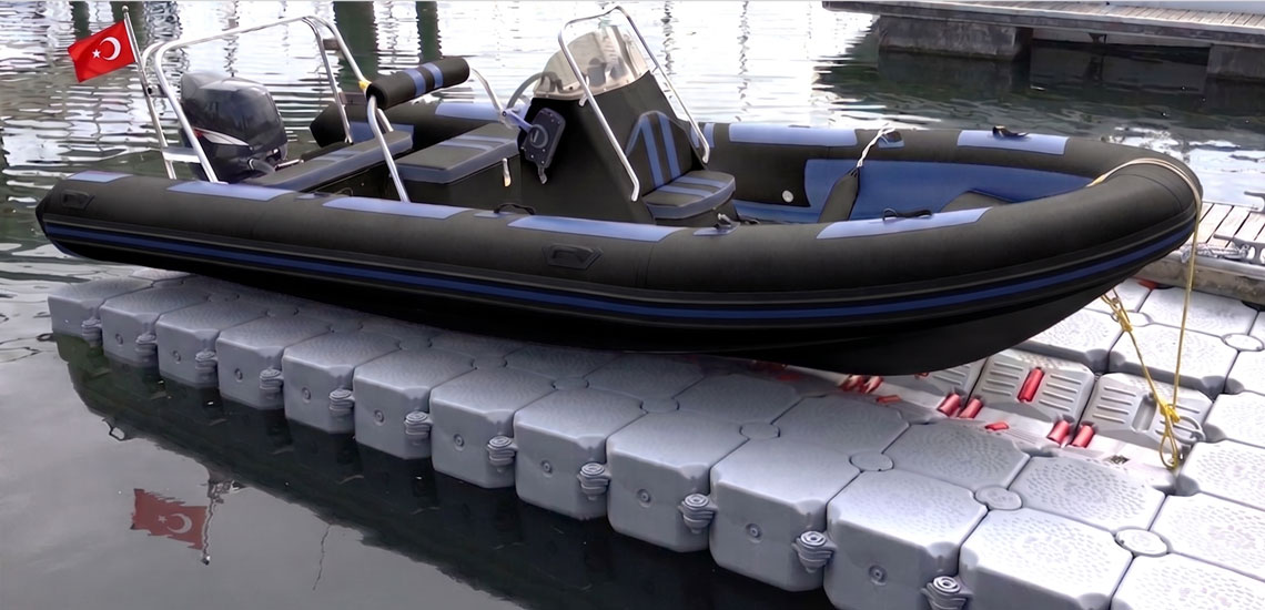 Boat floating dock 3