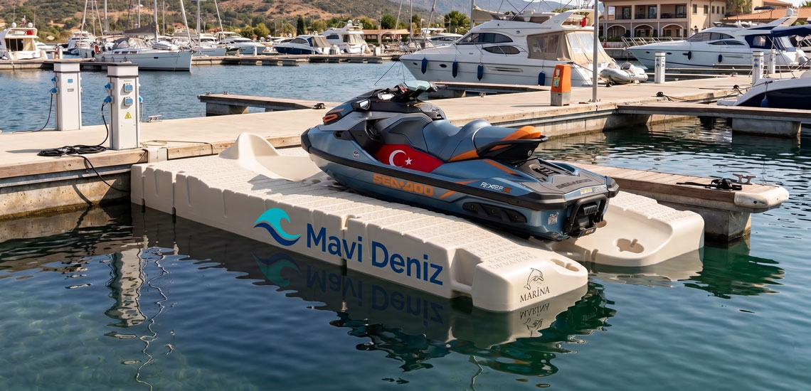Jet ski floating dock 8