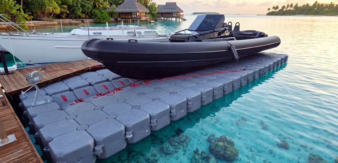 Boat floating dock 4