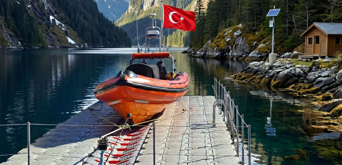Boat floating dock