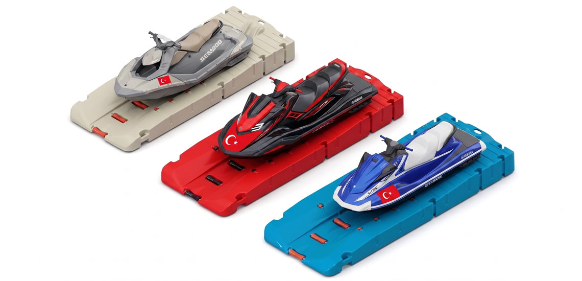 Jet ski floating dock 9