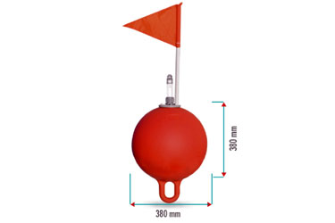 Buoy Marker Light with Flag