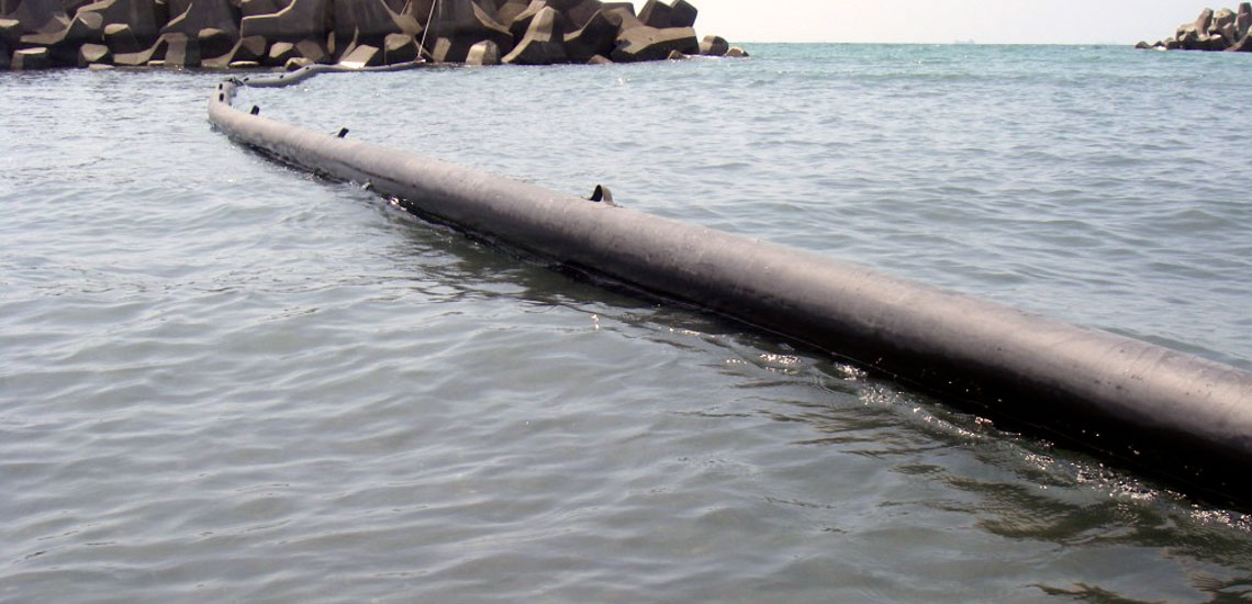 Rubber Inflatable Oil Boom (3)