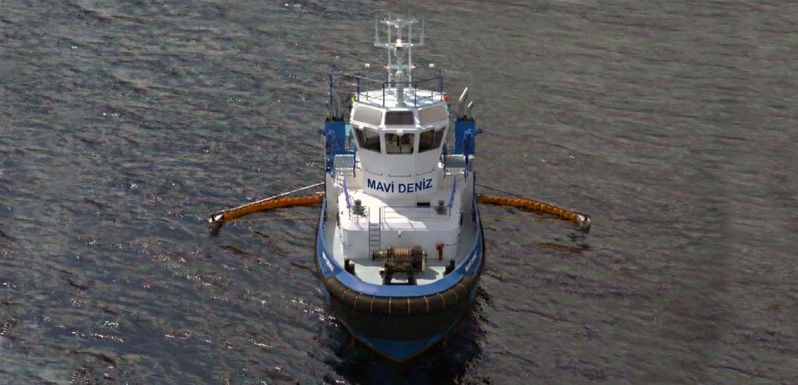 Vessel Mounted In Built Oil Skimmer (1)