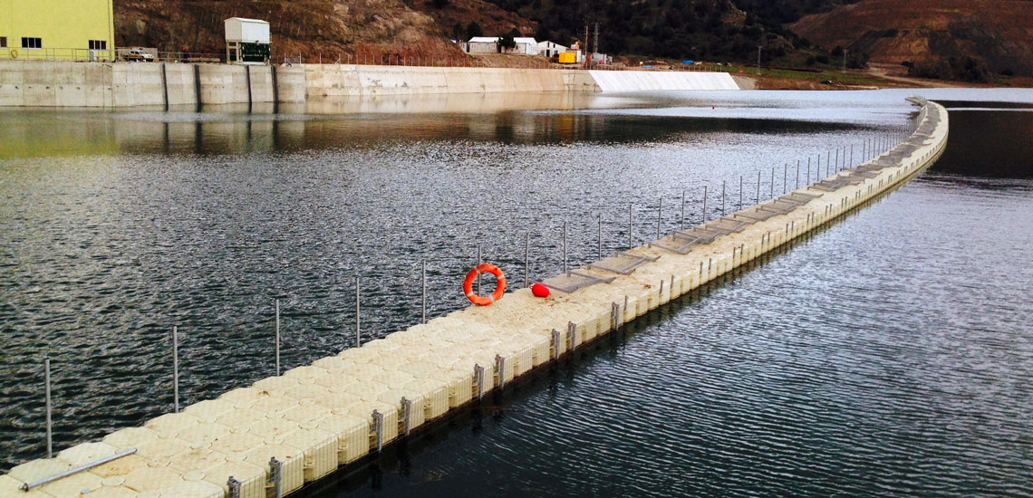 Dam Floating Trash Barrier (1) Dam Floating Trash Barrier (1)