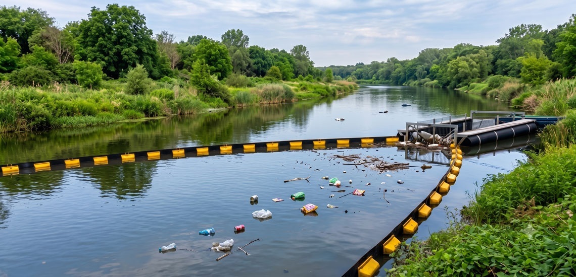 River – Floating Litter Trap (2) River – Floating Litter Trap (2)