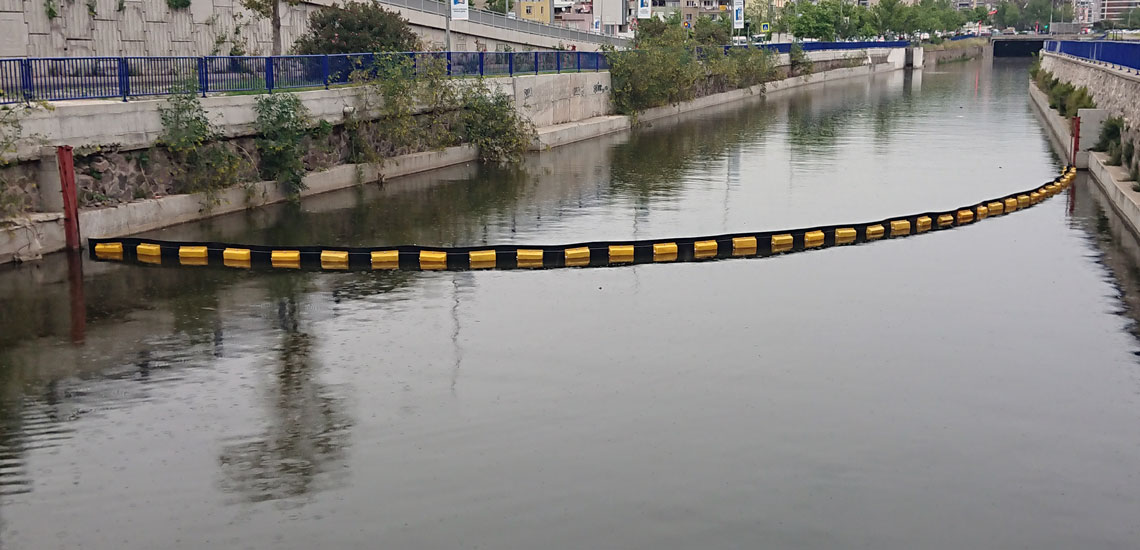 River Trash Barrier Debris Boom (9) River Trash Barrier Debris Boom (9)