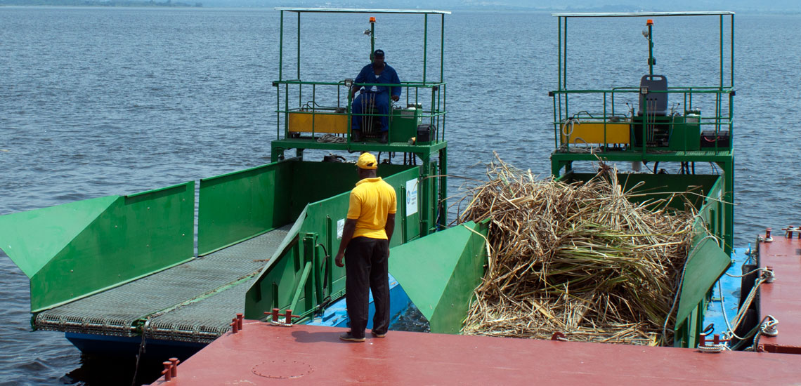 Aquatic Weed Transport Barge (8)