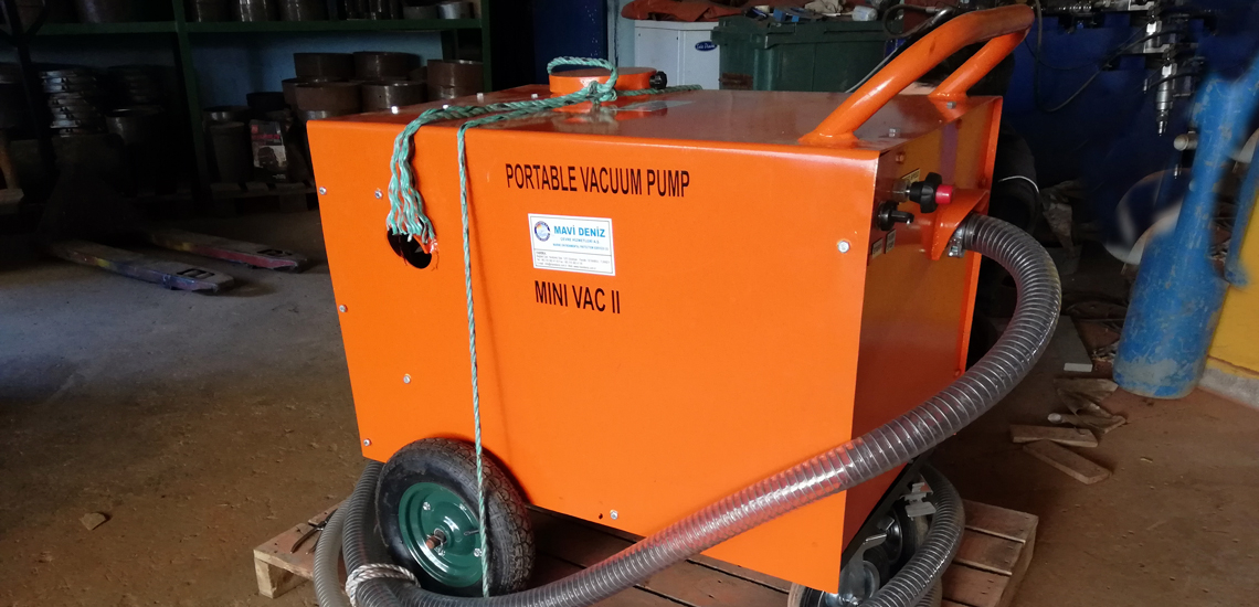 Diesel engine driven portable vacuum system 2