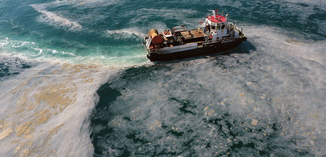 MARMARA SEA SURFACE CLEANING PROJECT Trash Skimmer Boat 1