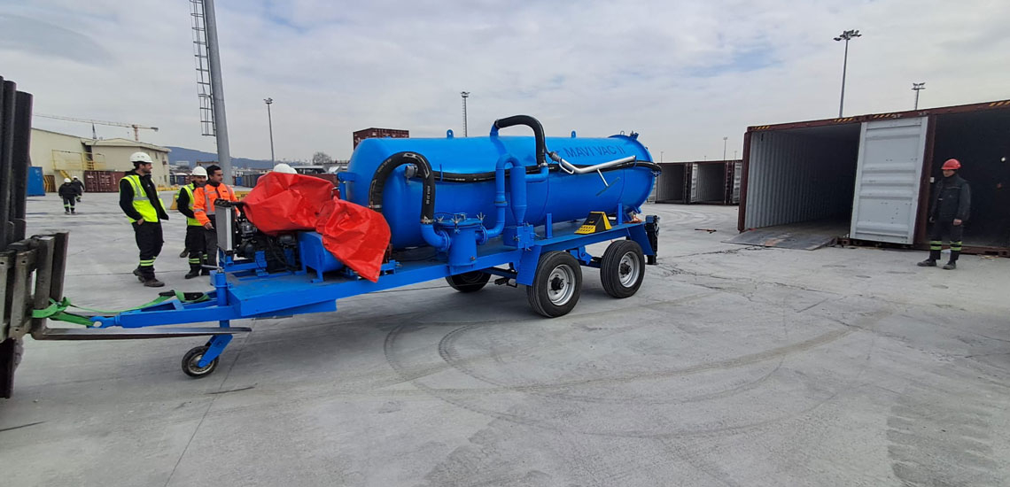 Trailer Mounted Vacuum Machine